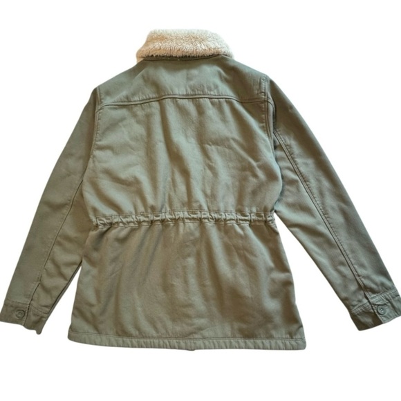 Hang Ten Women's Utility Fleece lined Jacket Plush
Collar Olive Size M - Picture 5 of 9